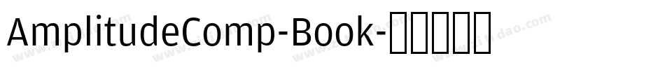 AmplitudeComp-Book字体转换