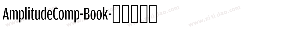 AmplitudeComp-Book字体转换