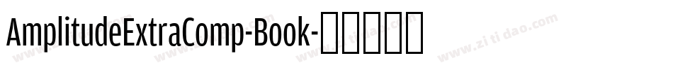 AmplitudeExtraComp-Book字体转换
