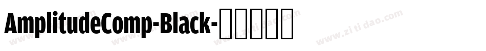 AmplitudeComp-Black字体转换