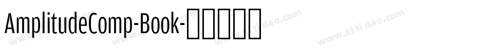 AmplitudeComp-Book字体转换