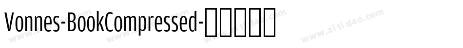 Vonnes-BookCompressed字体转换