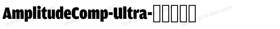 AmplitudeComp-Ultra字体转换