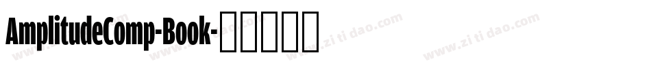 AmplitudeComp-Book字体转换
