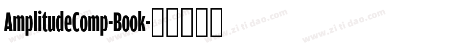 AmplitudeComp-Book字体转换