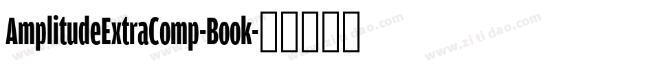 AmplitudeExtraComp-Book字体转换