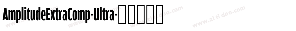AmplitudeExtraComp-Ultra字体转换