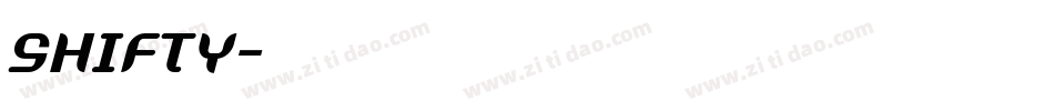 Shifty字体转换