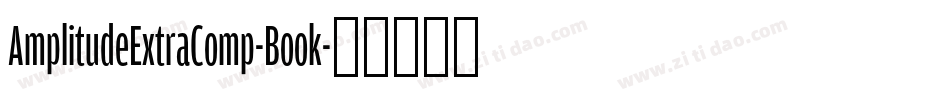AmplitudeExtraComp-Book字体转换