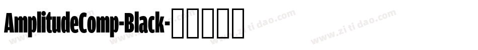 AmplitudeComp-Black字体转换