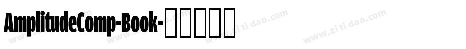 AmplitudeComp-Book字体转换