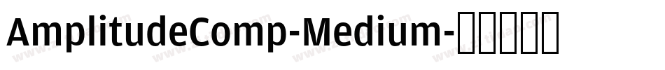 AmplitudeComp-Medium字体转换