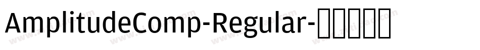 AmplitudeComp-Regular字体转换