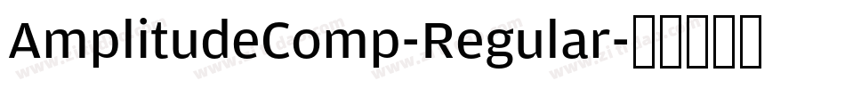 AmplitudeComp-Regular字体转换
