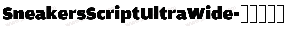 SneakersScriptUltraWide字体转换