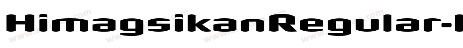 HimagsikanRegular-KXPZ字体转换