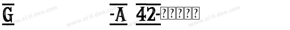 Geldoticathick-Ad42字体转换