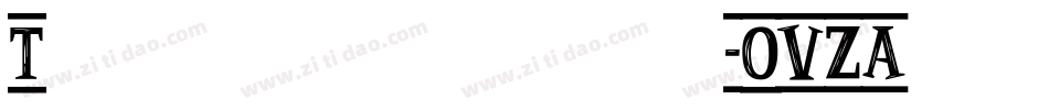 Thehangoverdecaderegular-OVZAd字体转换