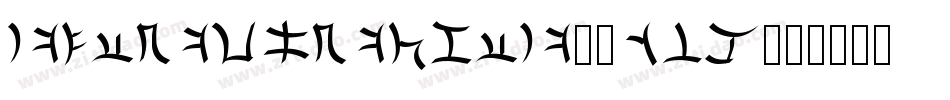 AncientVenusian-7Mpw字体转换
