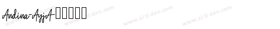 Andina-AyjA字体转换