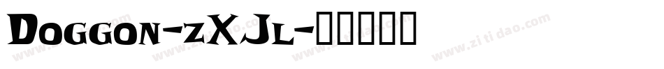 Doggon-zXJl字体转换