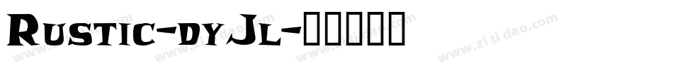 Rustic-dyJl字体转换