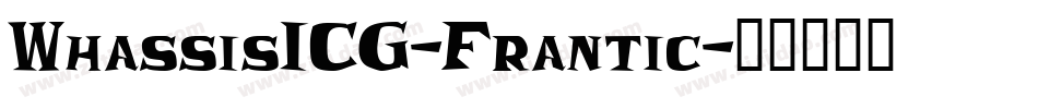 WhassisICG-Frantic字体转换