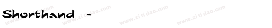 Shorthand转换器字体转换