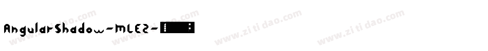 AngularShadow-mLE2字体转换