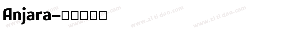 Anjara字体转换