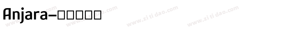 Anjara字体转换