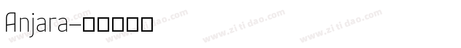 Anjara字体转换