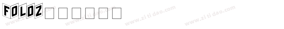 Foldz字体转换