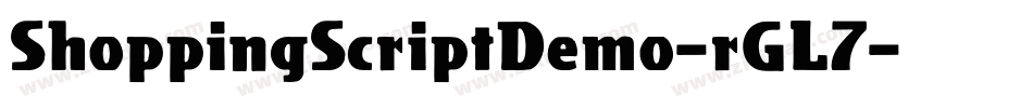 ShoppingScriptDemo-rGL7字体转换