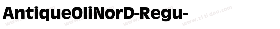AntiqueOliNorD-Regu字体转换
