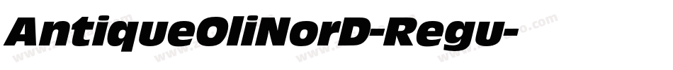 AntiqueOliNorD-Regu字体转换