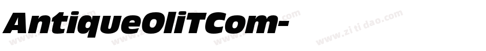 AntiqueOliTCom字体转换