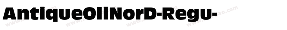 AntiqueOliNorD-Regu字体转换