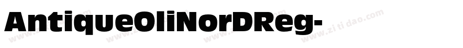 AntiqueOliNorDReg字体转换