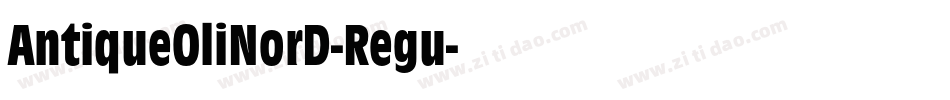 AntiqueOliNorD-Regu字体转换
