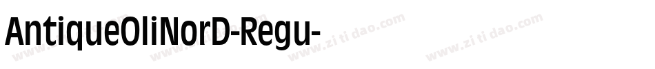 AntiqueOliNorD-Regu字体转换