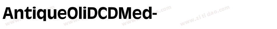 AntiqueOliDCDMed字体转换