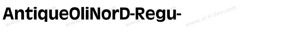AntiqueOliNorD-Regu字体转换