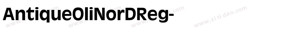 AntiqueOliNorDReg字体转换