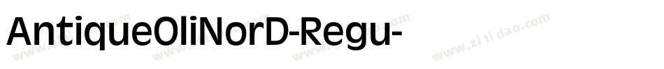 AntiqueOliNorD-Regu字体转换