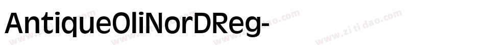 AntiqueOliNorDReg字体转换