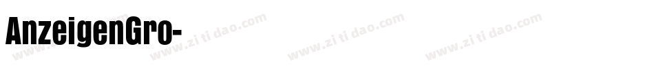 AnzeigenGro字体转换