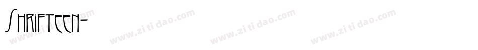 Shrifteen字体转换