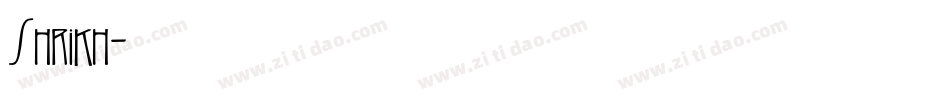 Shrikh字体转换