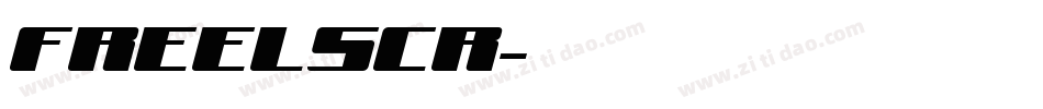 FREELSCR字体转换